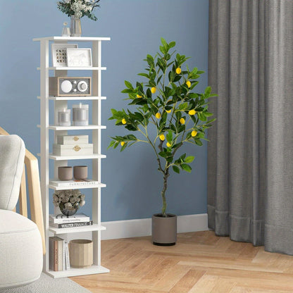 Artificial lemon tree 120cm, lime tree with pot & 18 lemons, artificial plant, citrus plant houseplant
