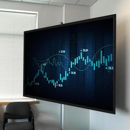 Projectiescherm – Beamer Scherm – Presentatiescherm – Thuisbioscoop Scherm – 4K HD Projectie – 3,3 Meter Breed – Aluminium Frame – Hoogwaardig Fiberglass