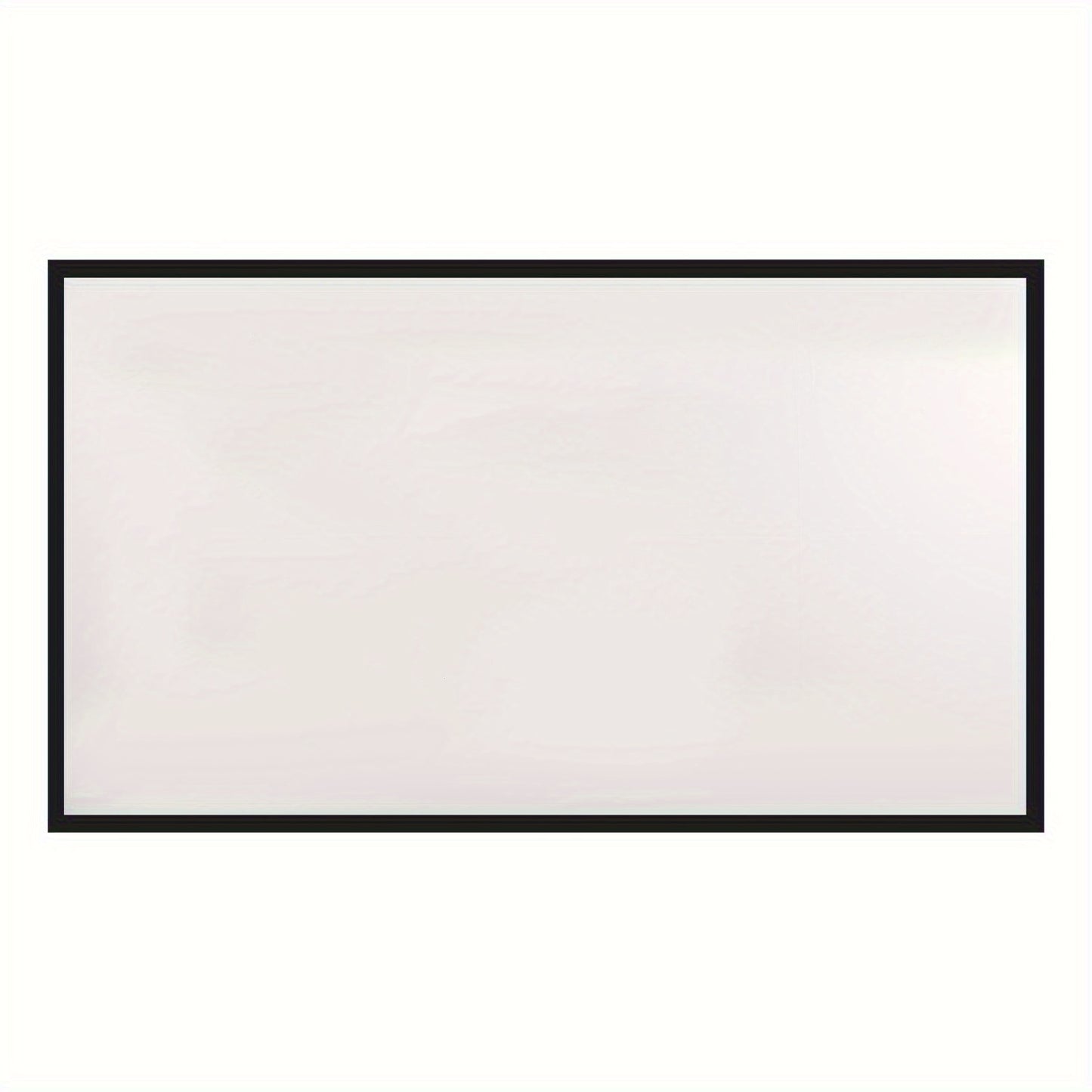 Beamer Scherm – Projectiescherm – Projectiescherm Voor Beamer – Presentatiescherm – Home Cinema Scherm – 100 Inch – Aluminium Frame – 16:9 Beeldverhouding – 160° Kijkhoek – Wit Met Zwarte Rand