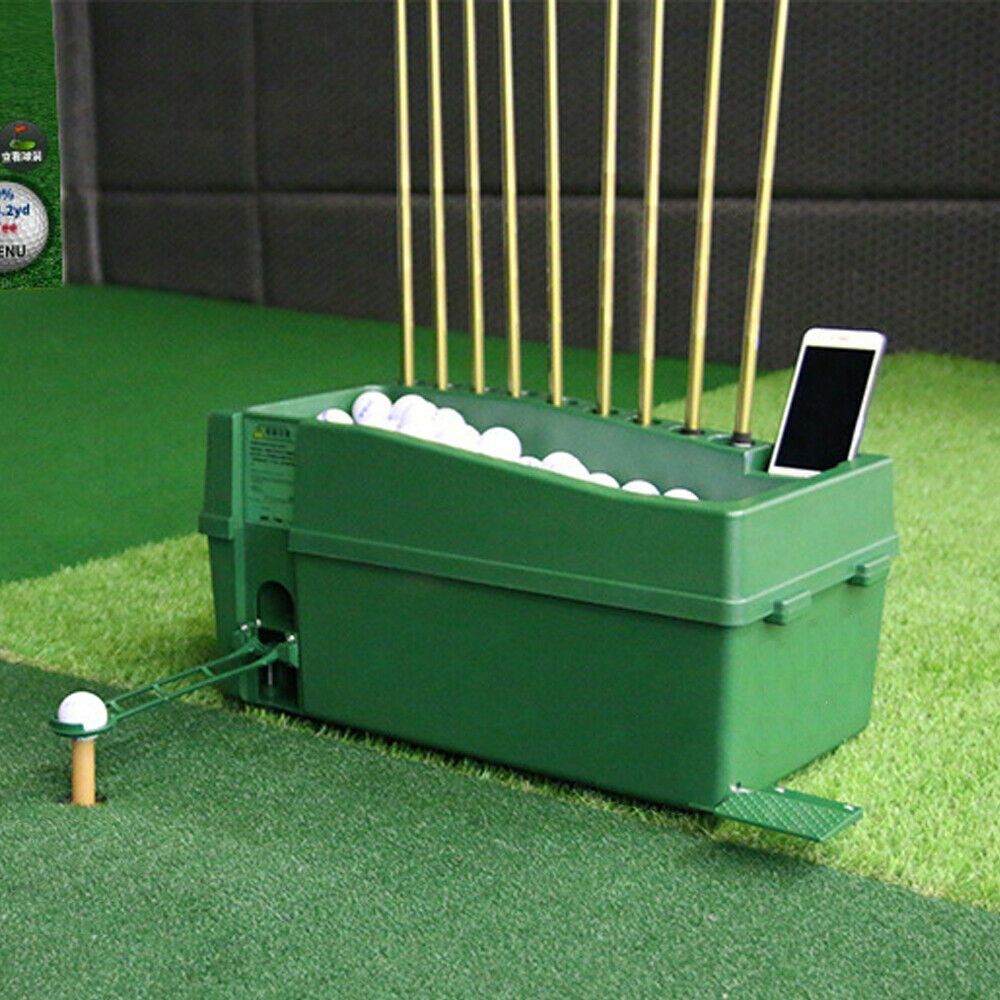 Golfballenautomaat – Golfbaldispenser – Ballenmachine – Golftrainer – Automatische Ballenuitgifte – Voetpedaalbediening – Duurzame ABS Constructie – 100 Ballen Capaciteit