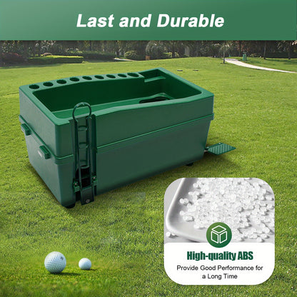 Golfballenautomaat – Golfbaldispenser – Ballenmachine – Golftrainer – Automatische Ballenuitgifte – Voetpedaalbediening – Duurzame ABS Constructie – 100 Ballen Capaciteit