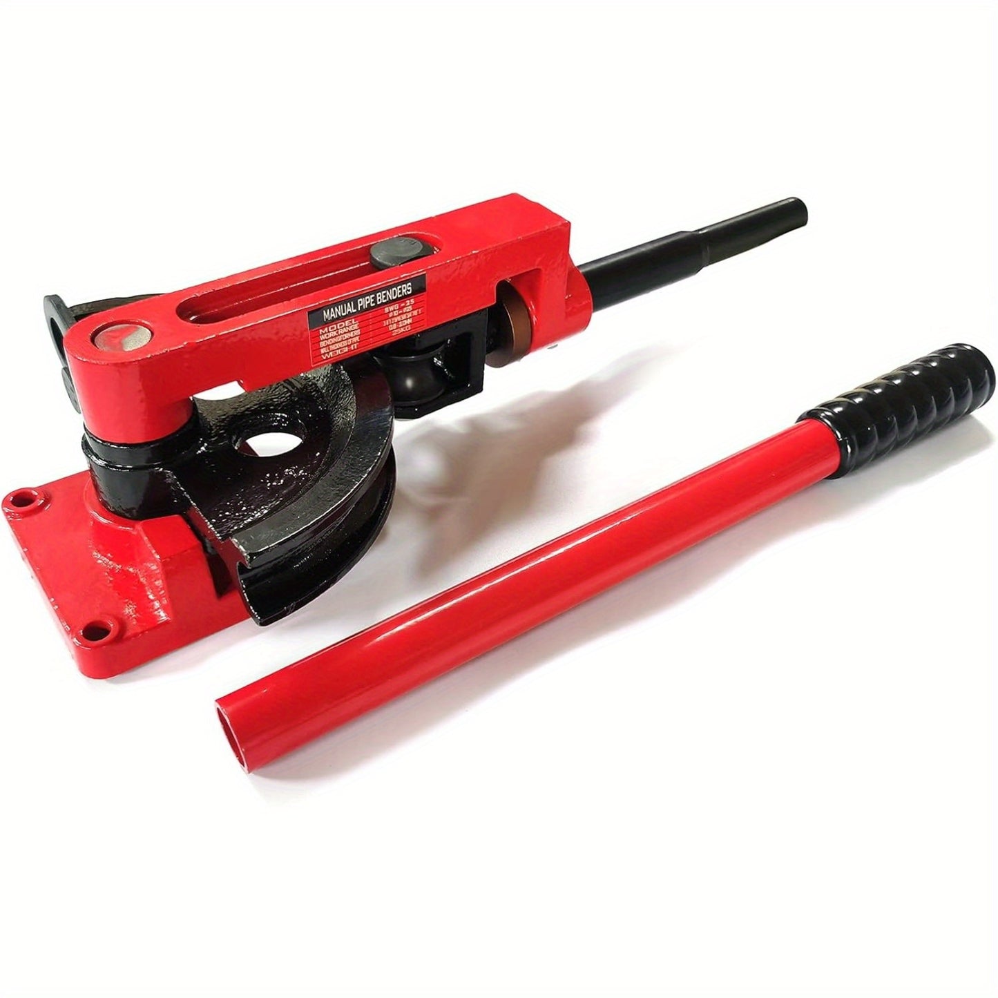 Pijpenbuiger – Buigmachine – Buigtang – Buisbuiger – Buizenbuiger – Handmatig – Voor 10-25 mm Buizen – Buigt Tot 180° – Gietijzer & Staal