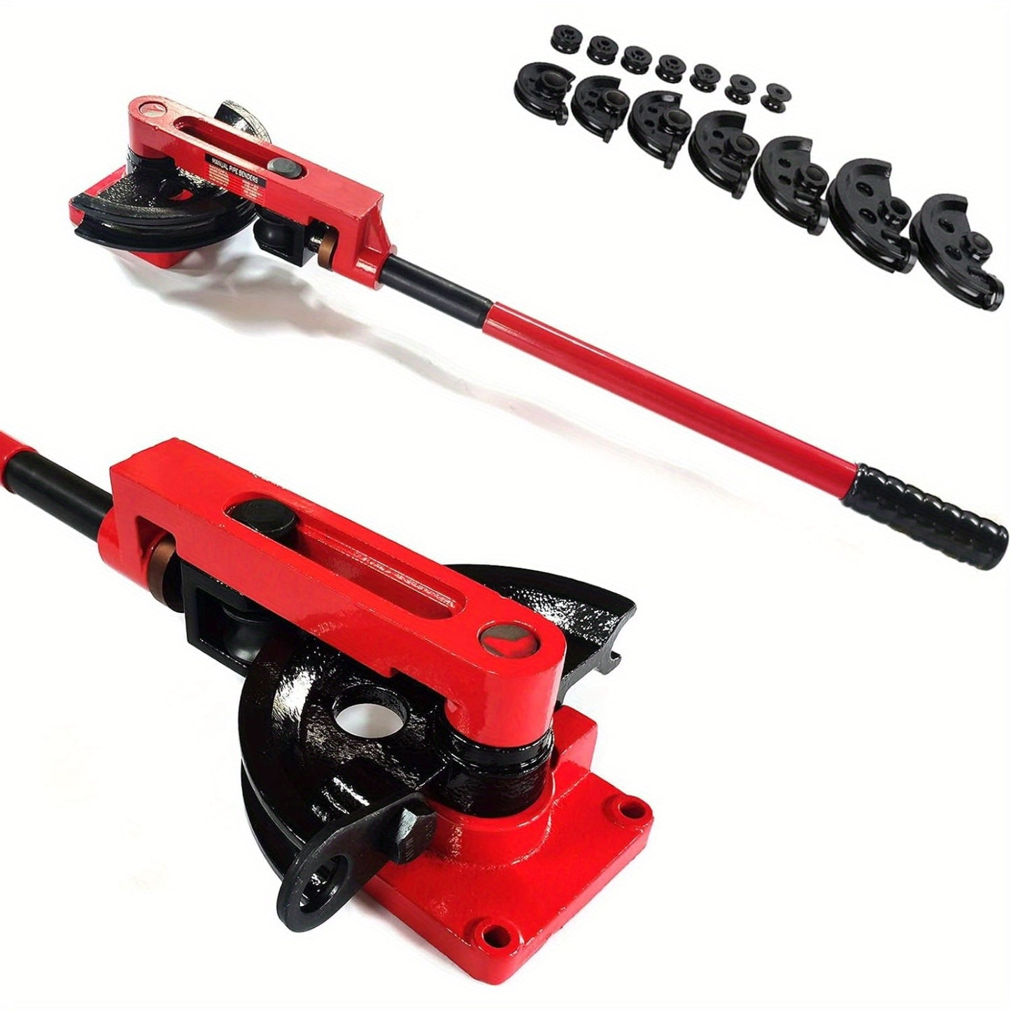 Pijpenbuiger – Buigmachine – Buigtang – Buisbuiger – Buizenbuiger – Handmatig – Voor 10-25 mm Buizen – Buigt Tot 180° – Gietijzer & Staal