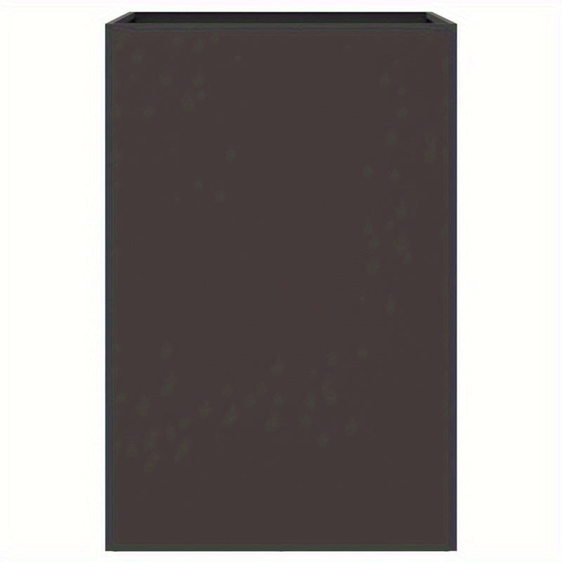 Bloempot – Plantenbak – Plantenbakken – Plantenpot – Bloemmand – Zwart – Staal – Weerbestendig – 52x48x75 cm
