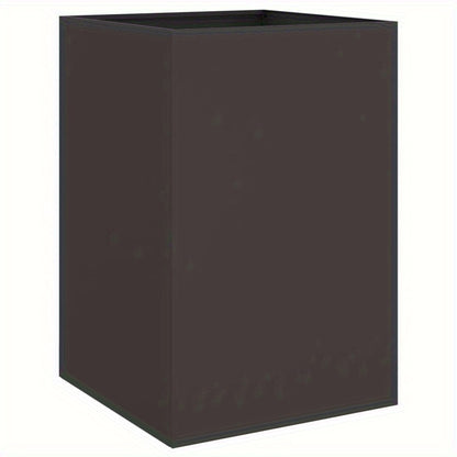 Bloempot – Plantenbak – Plantenbakken – Plantenpot – Bloemmand – Zwart – Staal – Weerbestendig – 52x48x75 cm