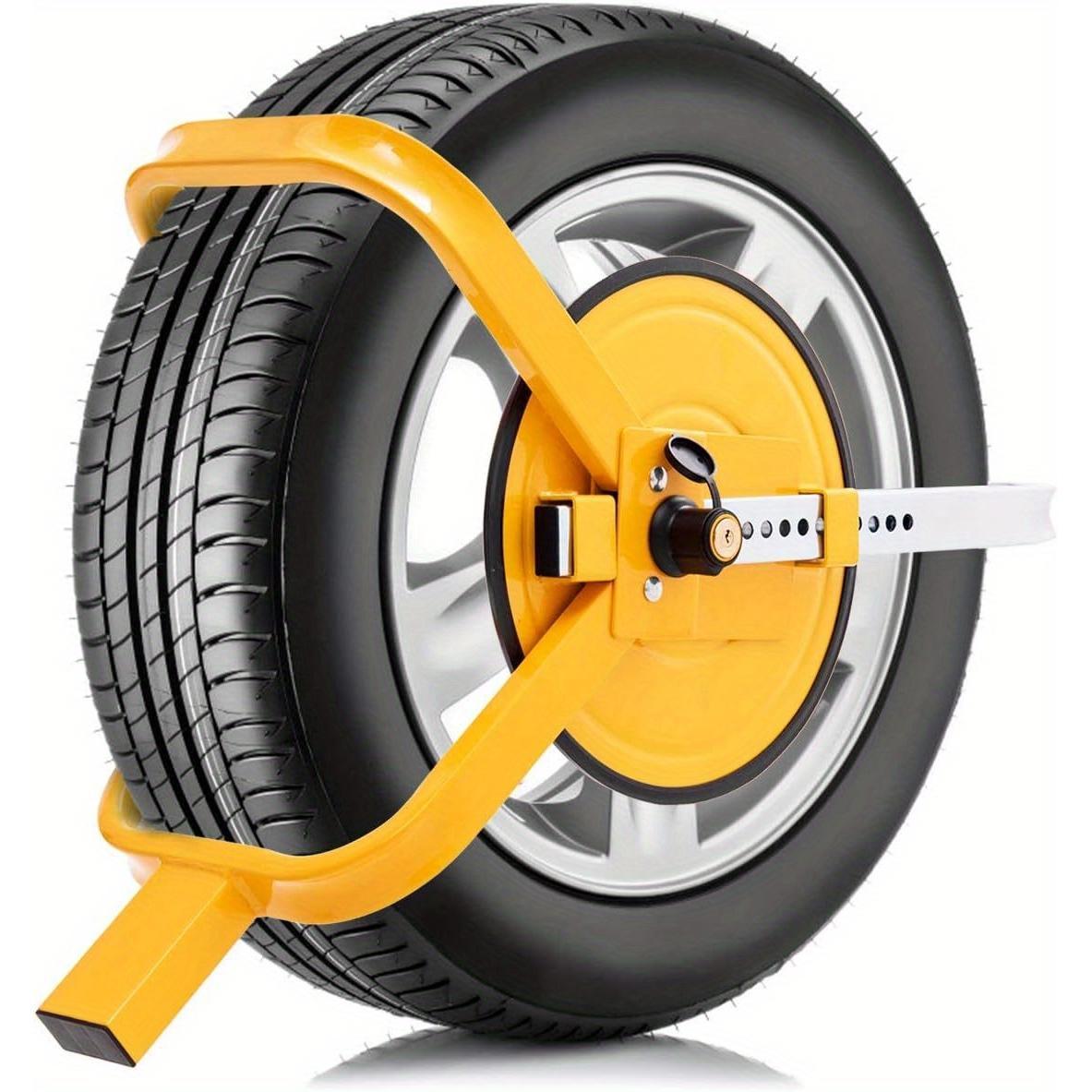 Wielklem – Wielslot – Parkeerklem – Diefstalbeveiliging – Wielblokkering – Stalen Beveiliging – Verstelbaar 13-15 Inch – Voor Banden Tot 220 mm