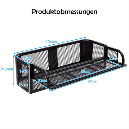 Bagagerek ATV UTV – Achterdrager – Cargo Carrier – Opbergmand – Outdoorrekwagen – Universeel Ontwerp – Stevig Metaal Mesh – Ventilerend Ontwerp