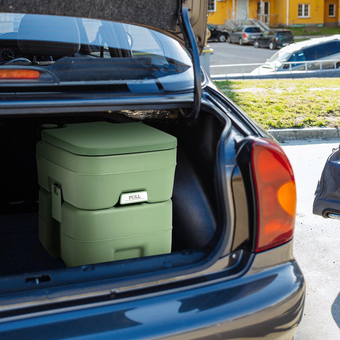 Draagbaar Reistoilet – Camping Toilet – Chemisch Toilet – Outdoor Porta Potty – Mobiel Campingpotje – 20L Afvaltank – Geurvrij & Lekvrij