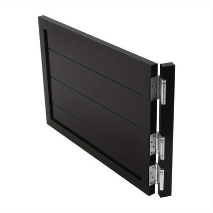 Saloondeur – Zwaaideur – Cafédeur – Barrièredeur – Klapdeur – Massief Dennenhout – Zwarte Zwaaideur 90x60 cm – Inclusief Veerscharnieren – Openslagsysteem 180°
