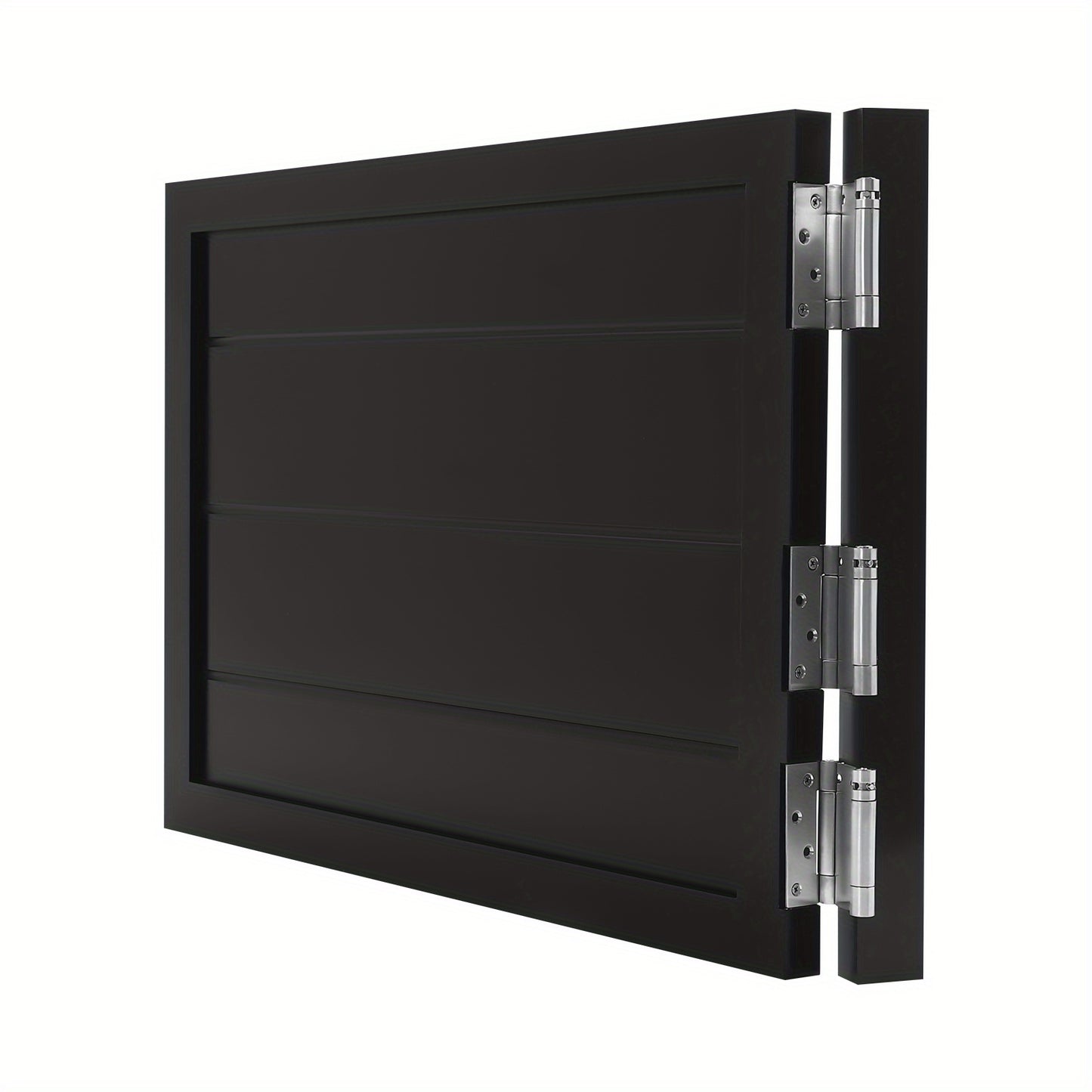 Saloondeur – Zwaaideur – Cafédeur – Barrièredeur – Klapdeur – Massief Dennenhout – Zwarte Zwaaideur 90x60 cm – Inclusief Veerscharnieren – Openslagsysteem 180°