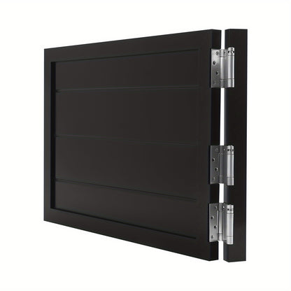 Saloondeur – Zwaaideur – Cafédeur – Barrièredeur – Klapdeur – Massief Dennenhout – Zwarte Zwaaideur 90x60 cm – Inclusief Veerscharnieren – Openslagsysteem 180°