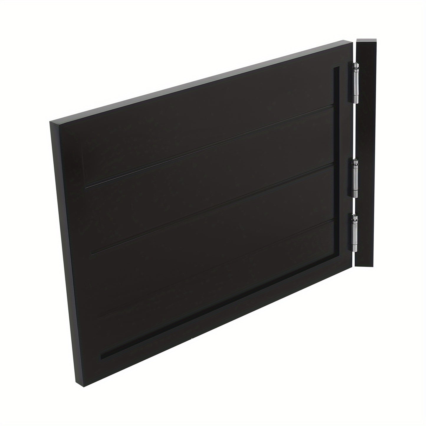 Saloondeur – Zwaaideur – Cafédeur – Barrièredeur – Klapdeur – Massief Dennenhout – Zwarte Zwaaideur 90x60 cm – Inclusief Veerscharnieren – Openslagsysteem 180°