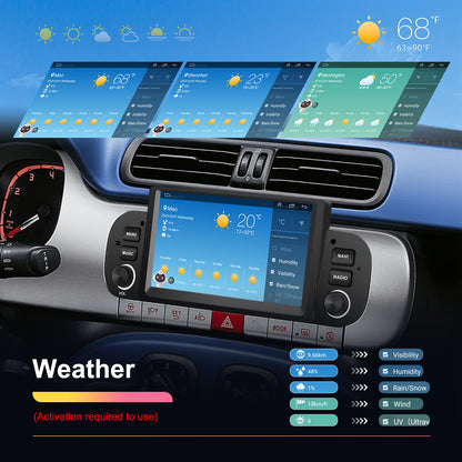 Autoradio – Auto Stereo – Multimedia Speler – Navigatie Systeem – 6,2 Inch HD Touchscreen – Draadloze CarPlay & Android Auto – GPS Met WiFi & FM/RDS