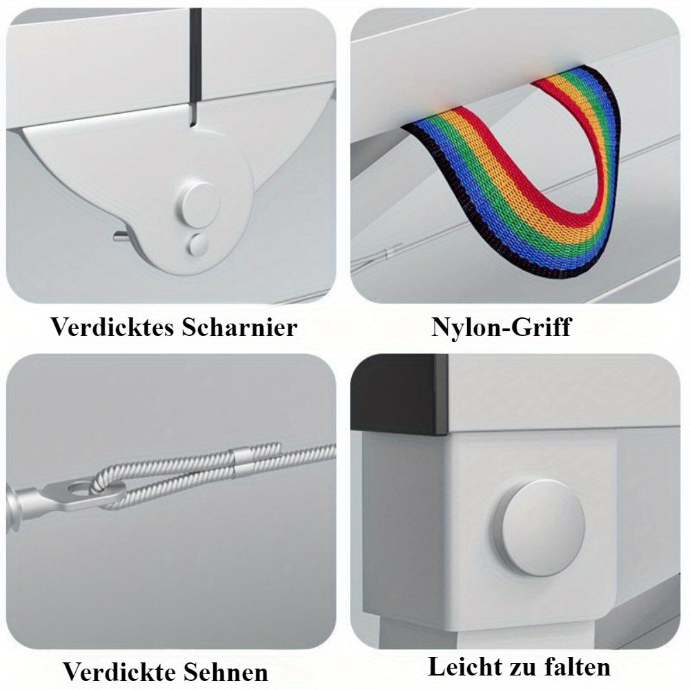 Werkplatform – Opvouwbare Steiger – Verstelbare Schildersteiger – Klussteiger – Draagbaar Werkbankje – Gegalvaniseerd Staal – Verstelbare Hoogte 60-90 cm – Draagvermogen 150 kg