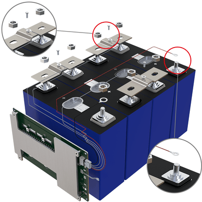Li-ion accu – Lithium batterij – LiFePO4 cel – Oplaadbare accu – Herlaadbare batterij – 280Ah Capaciteit – Lange levensduur 10.000+ cycli