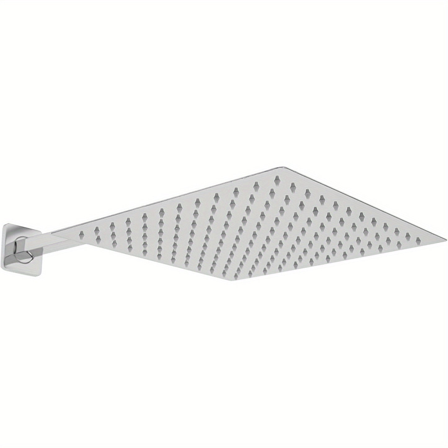 Doucheset – Regendouche – Douchekraan – Douchegarnituur – Handdouche – Wandgemonteerd – 30x30 cm Regendouche – Messing en RVS met Thermostaatkraan