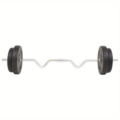 Verstelbare Halterset – Dumbbell – Barbell – Gewichten – Fitnessset – 30 kg Gewicht – Roestvrij Staal