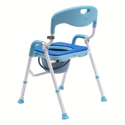 Toiletverhoger – WC Verhoger – Toiletlift – Toiletstoel – Inklapbare Douchestoel – Verstelbare Zithoogte 42-55 cm – Lichtgewicht Aluminium Frame
