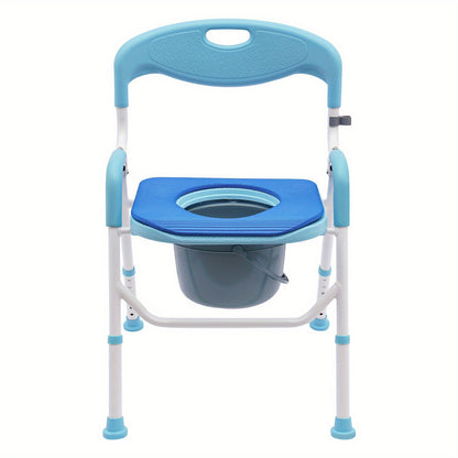 Toiletverhoger – WC Verhoger – Toiletlift – Toiletstoel – Inklapbare Douchestoel – Verstelbare Zithoogte 42-55 cm – Lichtgewicht Aluminium Frame