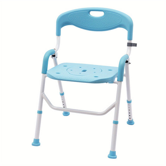 Toiletverhoger – WC Verhoger – Toiletlift – Toiletstoel – Inklapbare Douchestoel – Verstelbare Zithoogte 42-55 cm – Lichtgewicht Aluminium Frame