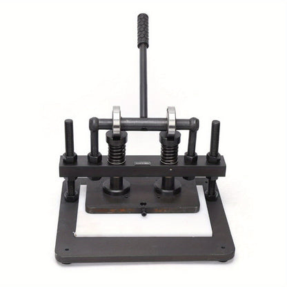 Handmatige Stans- en Snijmachine – Leer Snijmachine – Clicker Press – Embosser – DIY Snijmachine – Stalen Constructie – Instelbare Hoogte 10mm