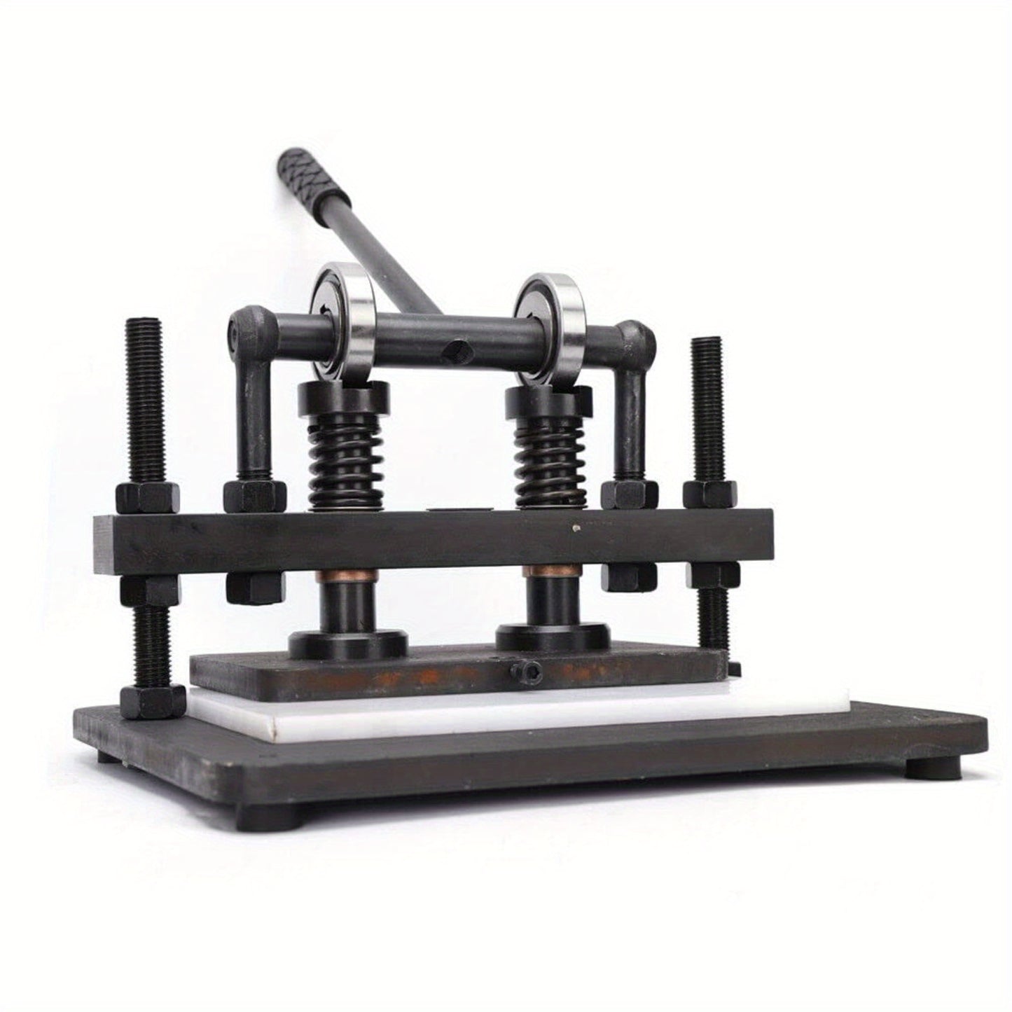 Handmatige Stans- en Snijmachine – Leer Snijmachine – Clicker Press – Embosser – DIY Snijmachine – Stalen Constructie – Instelbare Hoogte 10mm