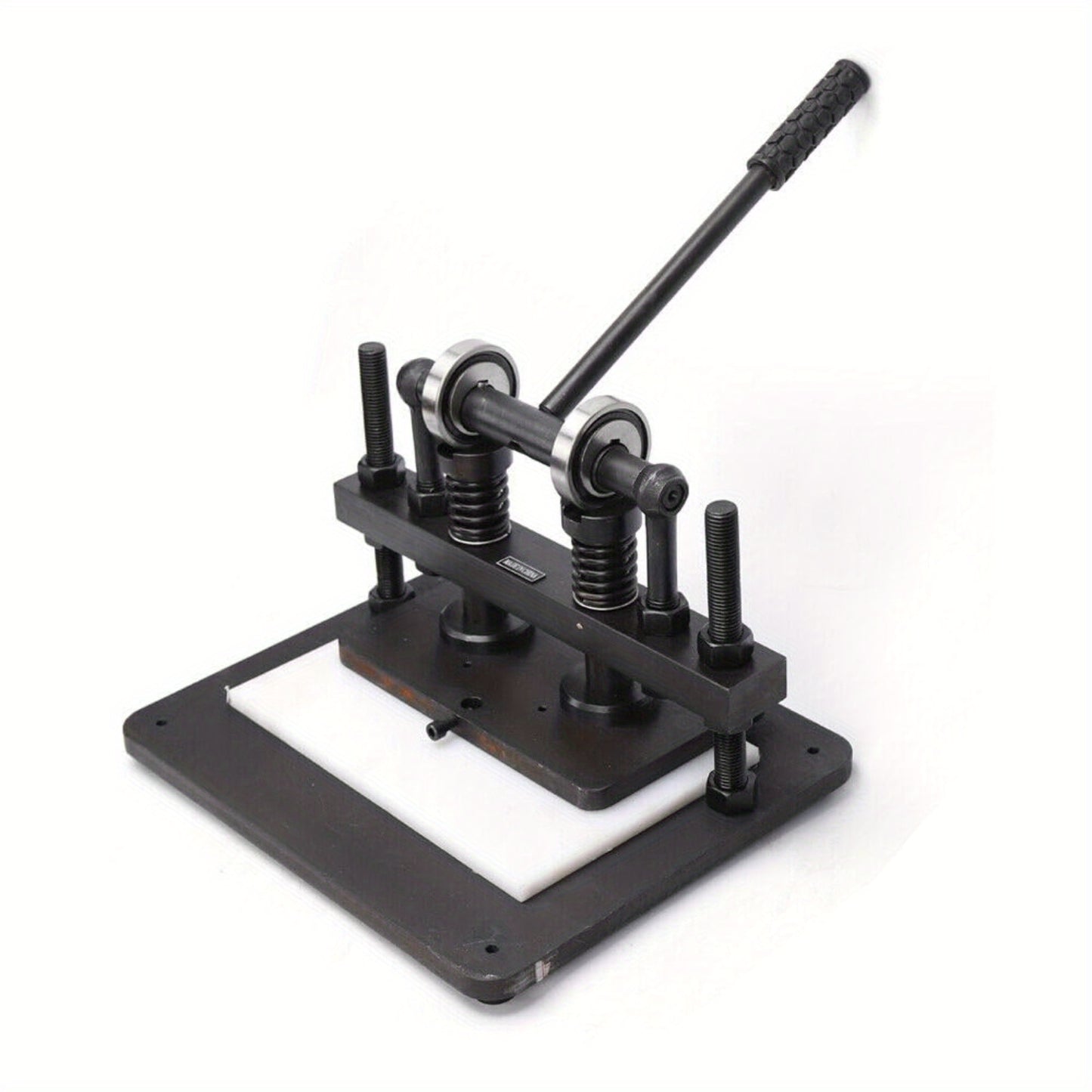 Handmatige Stans- en Snijmachine – Leer Snijmachine – Clicker Press – Embosser – DIY Snijmachine – Stalen Constructie – Instelbare Hoogte 10mm