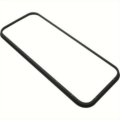 Caravanraam – Caravan Zijraam – Camperraam – Schuifraam – Raam Voor Caravan – Aluminium Frame – Gehard Zwart Glas – 1000x400mm – Weerbestendig & Ventilerend