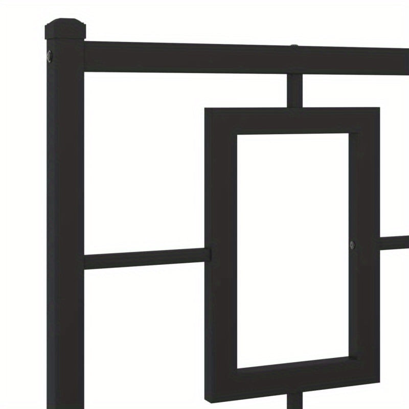 Modern Bedframe – Metaal Bedframe – Stalen Bed – Slaapkamer Bed – Bed Met Hoofdeinde – 140x190 cm – Duurzaam Metaal – Minimalistisch Design