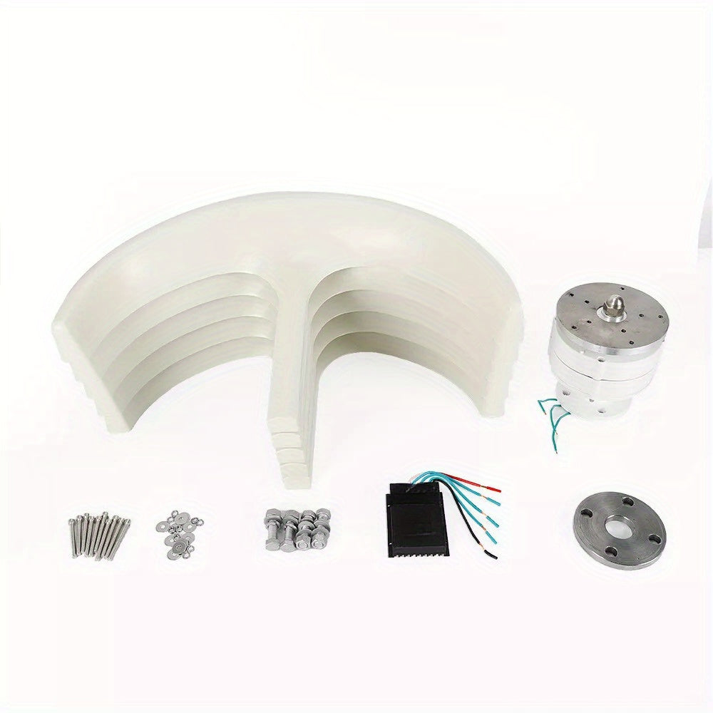 Windturbine – Verticale Windmolen – Windgenerator – Duurzame Energie – 5 Nylon Bladen – Werkt Vanaf 2 M/S