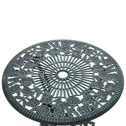 Bistro Set Wakefield Table with 2 Cast Iron Chairs in Various Colors