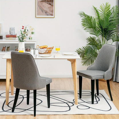 Eetkamerstoelen – Stoelen – Dining Chairs – Keukenstoelen – Horecastoelen – Set Van 2 – Ergonomische Rugleuning – Stevig Metalen Frame