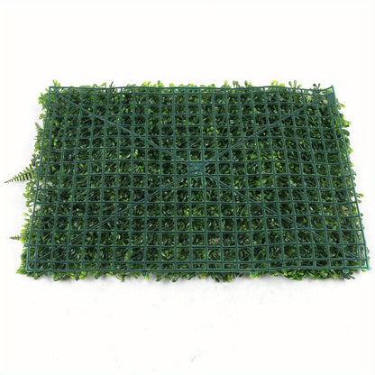 Kunstplantpanelen – Kunstgroen Wandpaneel – Nepplanten – Decoratief Groen – Privacy Scherm – Set van 12 – Waterbestendig PE-Materiaal – Eenvoudige Installatie 40x60 cm