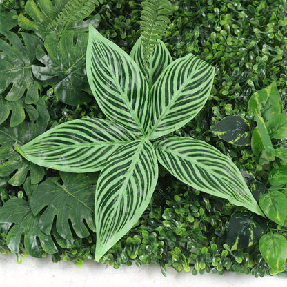 Kunstplantpanelen – Kunstgroen Wandpaneel – Nepplanten – Decoratief Groen – Privacy Scherm – Set van 12 – Waterbestendig PE-Materiaal – Eenvoudige Installatie 40x60 cm