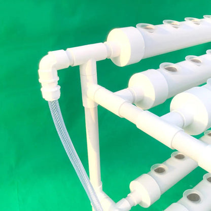 Hydroponic Kweekstation – Hydroponisch Tuinsysteem – Verticale Tuin – Plantenrek – 90 Plantplaatsen – Lichtgewicht PVC-U – Onderhoudsarm