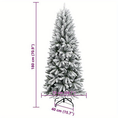 Kunstkerstboom – Nepboom – Sneeuwboom – Decoratieboom – Kerstversiering – 180 cm Hoog – Realistische PVC & PE Takken