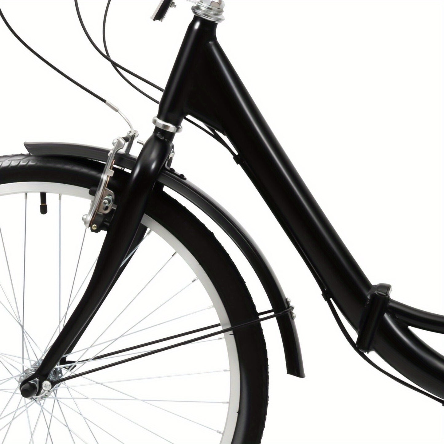 Driewieler Voor Volwassenen – Vouwfiets – Fiets Met Drie Wielen – Mobiliteitstricycle – Opvouwbare Driewieler – 24 Inch – Aluminium Frame – 7 Versnellingen – Inclusief Mand – Compact Opvouwbaar – Zwart