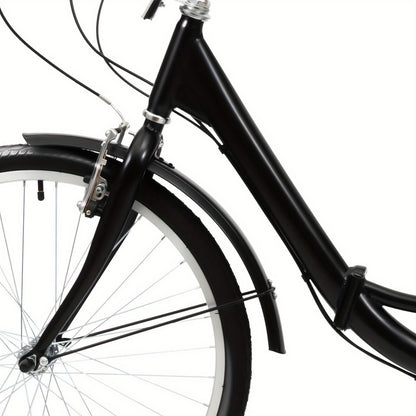 Driewieler Voor Volwassenen – Vouwfiets – Fiets Met Drie Wielen – Mobiliteitstricycle – Opvouwbare Driewieler – 24 Inch – Aluminium Frame – 7 Versnellingen – Inclusief Mand – Compact Opvouwbaar – Zwart