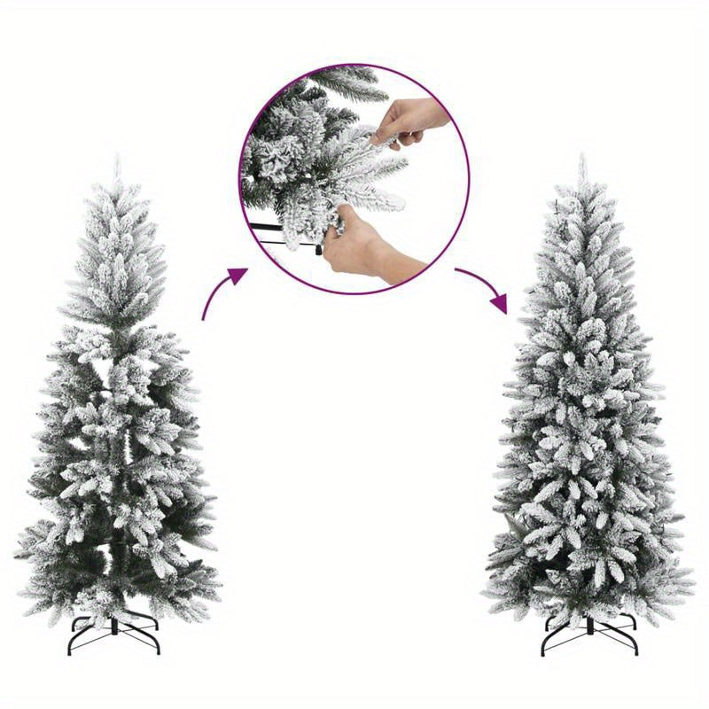 Kunstkerstboom – Nepboom – Sneeuwboom – Decoratieboom – Kerstversiering – 180 cm Hoog – Realistische PVC & PE Takken