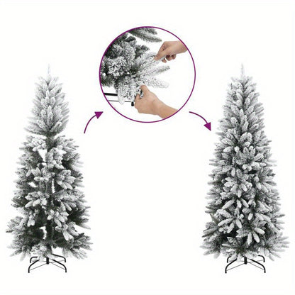 Kunstkerstboom – Nepboom – Sneeuwboom – Decoratieboom – Kerstversiering – 180 cm Hoog – Realistische PVC & PE Takken
