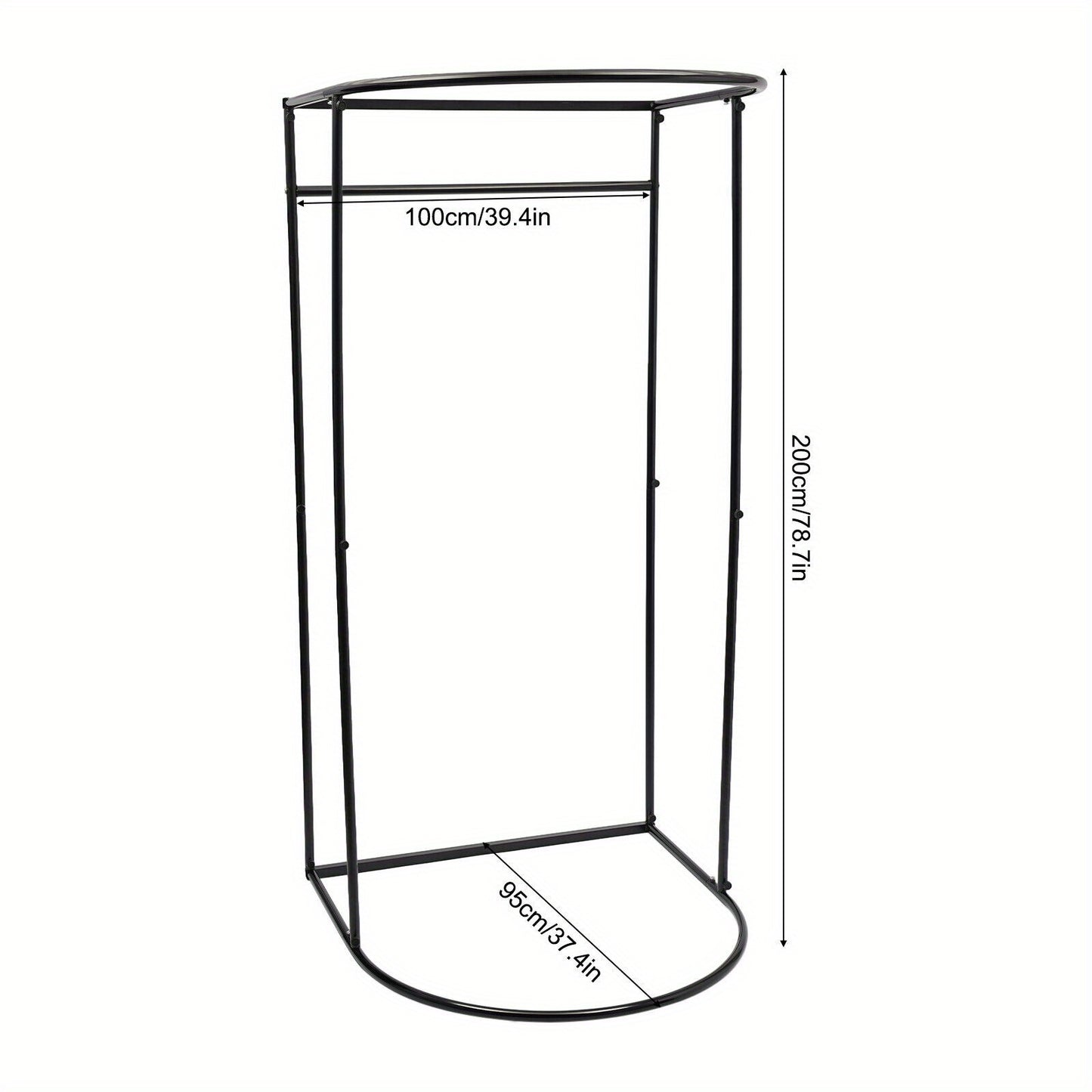 Kledingpaskamer – Kleedruimte – Paskamer – Omkleedruimte – Omkleedcabine – 2-Persoons Capaciteit – Stevig Metalen Frame – Privacy Gordijn – Compact En Eenvoudig In Te Klappen – Grijs