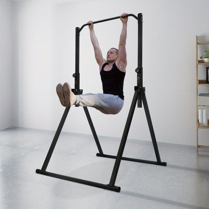 Optrekstang – Pull-up Bar – Klimrek – Fitnessstang – Verstelbare Chin-up Bar – Opvouwbaar & Ruimtebesparend – Hoogwaardig Carbonstaal & Max. Belastbaar 200 kg