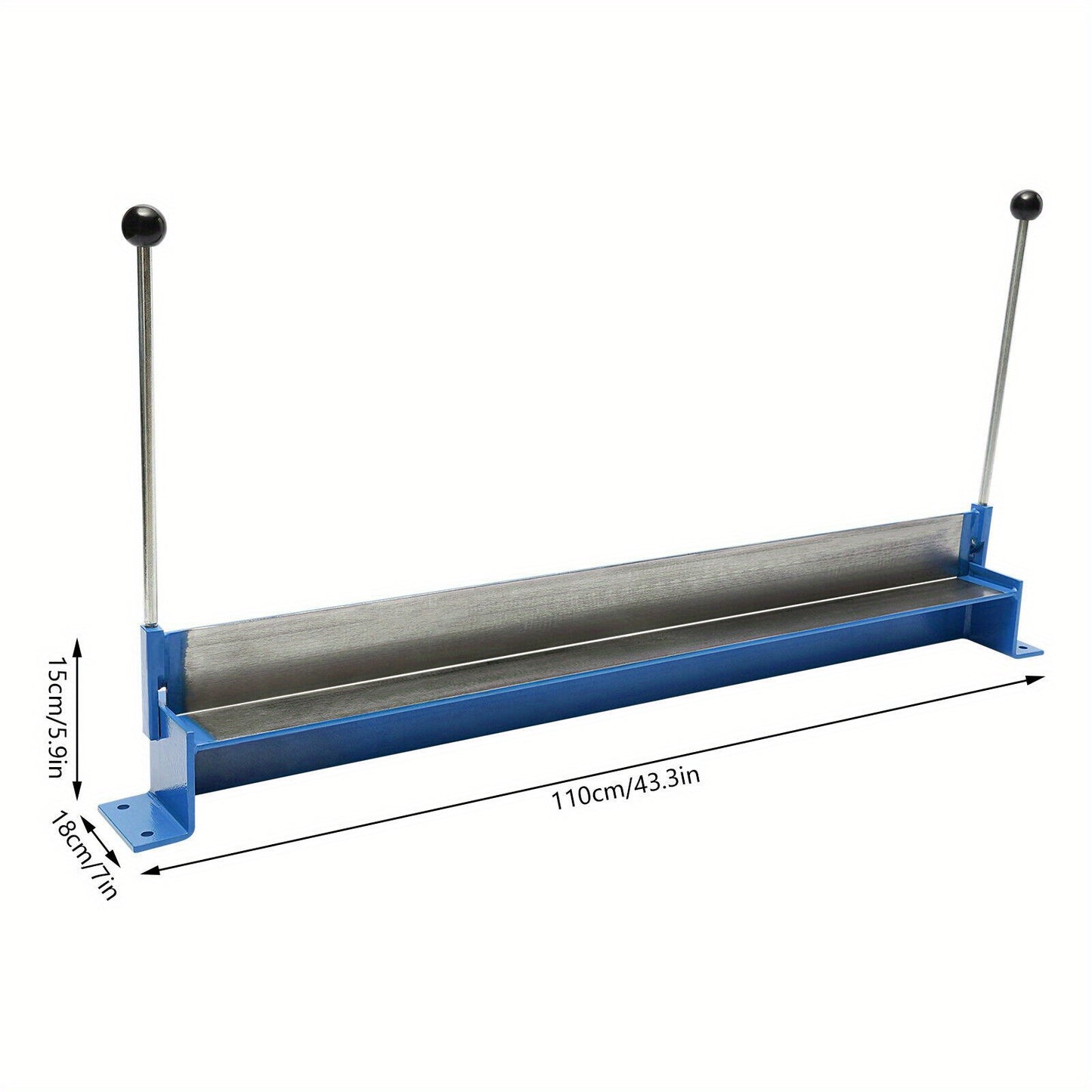 Goodslinesshop HOARLICN Manual Heavy-Duty Sheet Metal Bending Machine - 1000mm (39") Heavy-Duty Folding Bench with 135° Bending Angle, Manual Operation, Foldable Design & Sturdy Base for Metalworking, HVAC, Automotive, Const