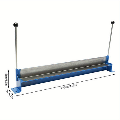 Goodslinesshop HOARLICN Manual Heavy-Duty Sheet Metal Bending Machine - 1000mm (39") Heavy-Duty Folding Bench with 135° Bending Angle, Manual Operation, Foldable Design & Sturdy Base for Metalworking, HVAC, Automotive, Const