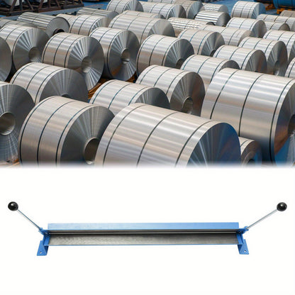 Goodslinesshop HOARLICN Manual Heavy-Duty Sheet Metal Bending Machine - 1000mm (39") Heavy-Duty Folding Bench with 135° Bending Angle, Manual Operation, Foldable Design & Sturdy Base for Metalworking, HVAC, Automotive, Const