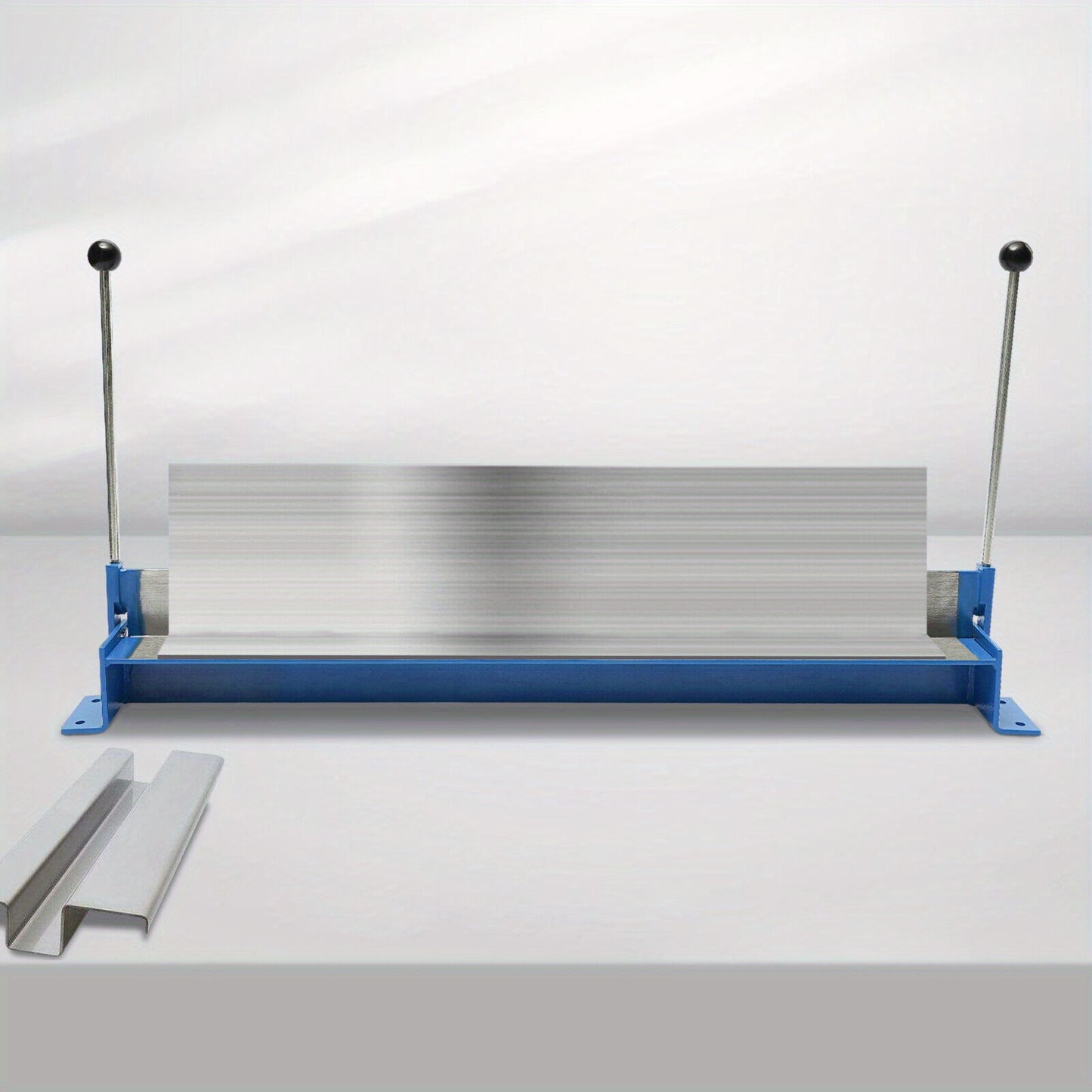 Goodslinesshop HOARLICN Manual Heavy-Duty Sheet Metal Bending Machine - 1000mm (39") Heavy-Duty Folding Bench with 135° Bending Angle, Manual Operation, Foldable Design & Sturdy Base for Metalworking, HVAC, Automotive, Const