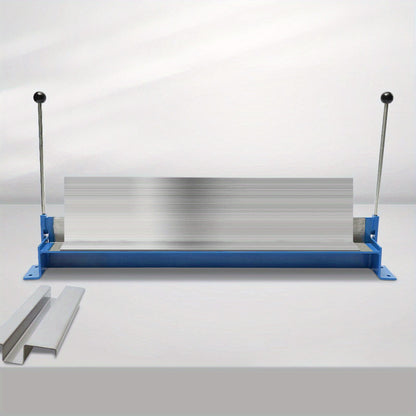 Goodslinesshop HOARLICN Manual Heavy-Duty Sheet Metal Bending Machine - 1000mm (39") Heavy-Duty Folding Bench with 135° Bending Angle, Manual Operation, Foldable Design & Sturdy Base for Metalworking, HVAC, Automotive, Const