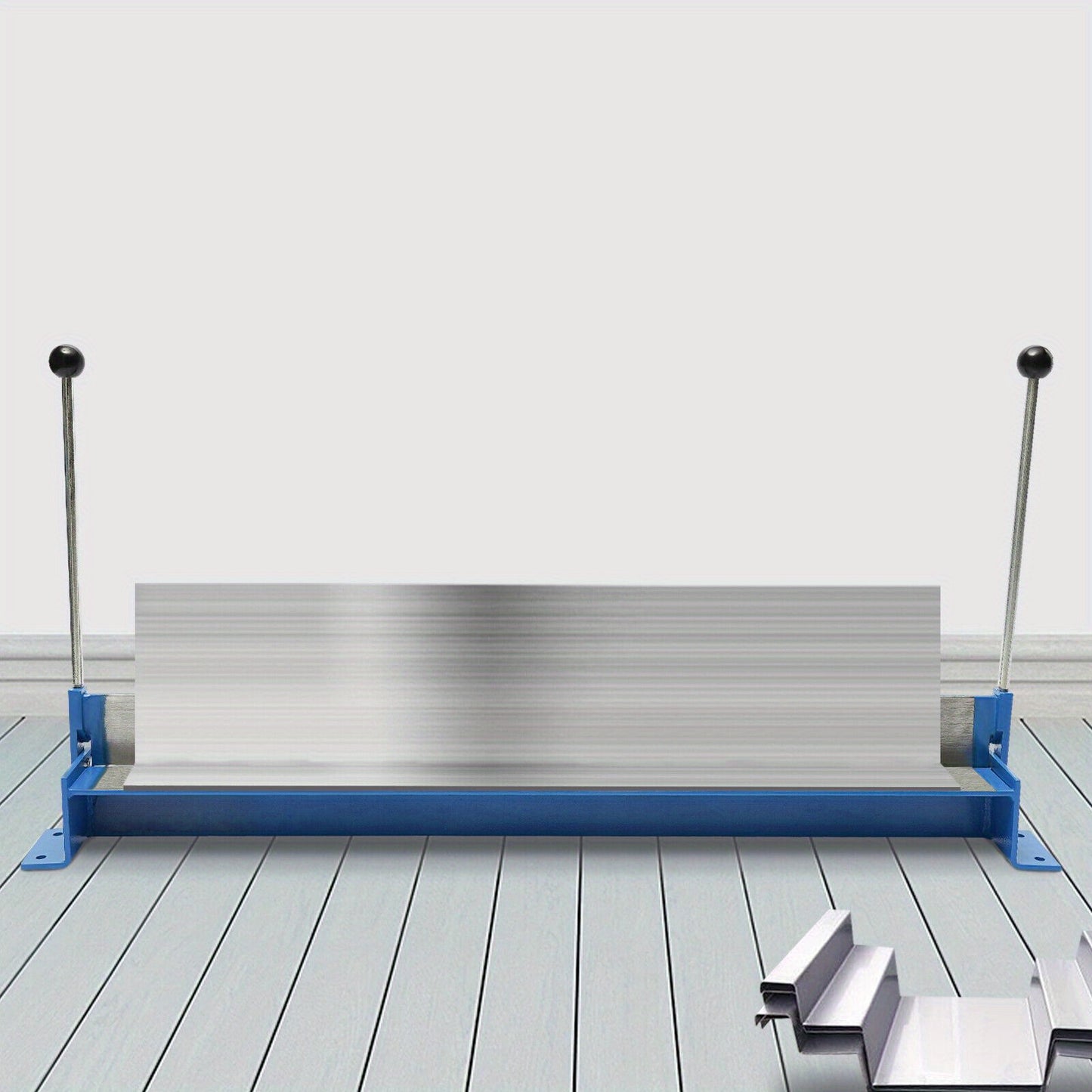Goodslinesshop HOARLICN Manual Heavy-Duty Sheet Metal Bending Machine - 1000mm (39") Heavy-Duty Folding Bench with 135° Bending Angle, Manual Operation, Foldable Design & Sturdy Base for Metalworking, HVAC, Automotive, Const