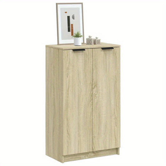 Schoenenkast – Schoenenrek – Schoenenopberger – Halkast – Schoenenbankje – Houten Schoenenkast – 59x35x100 cm – Hardhout Met 2 Laden