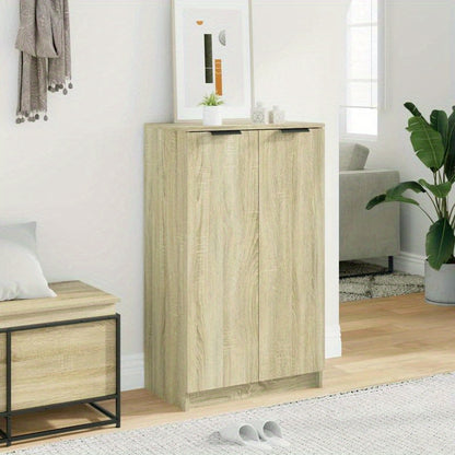 Schoenenkast – Schoenenrek – Schoenenopberger – Halkast – Schoenenbankje – Houten Schoenenkast – 59x35x100 cm – Hardhout Met 2 Laden